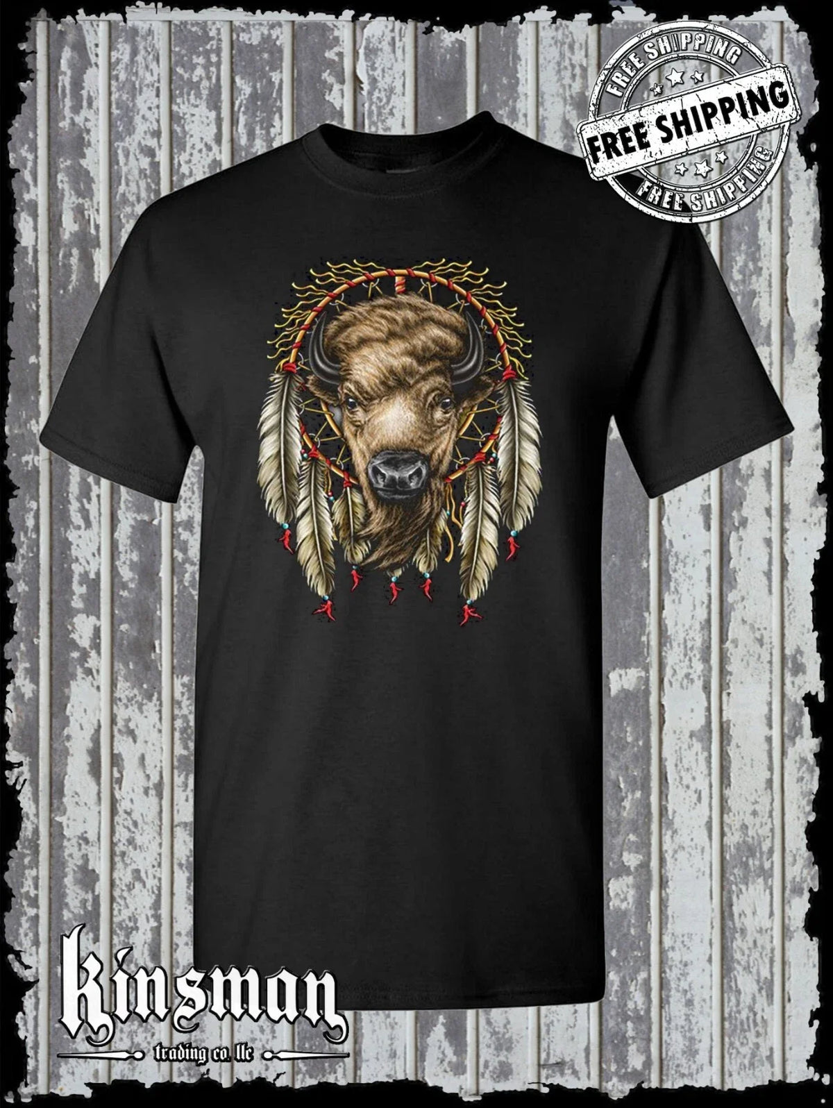 White Buffalo Dreamcatcher / Native American Indian Heritage Tee Unisex
