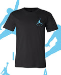 Men's Basketball AIR UNC BLUE LC MJ Sports Tee Fast Ship!! Unisex