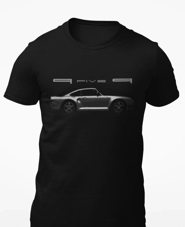 Retro 959 Twin Turbo Supercar Short-Sleeve Unisex Unisex