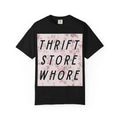 Thrift Store Whore | Floral Text Graphic Tee Unisex