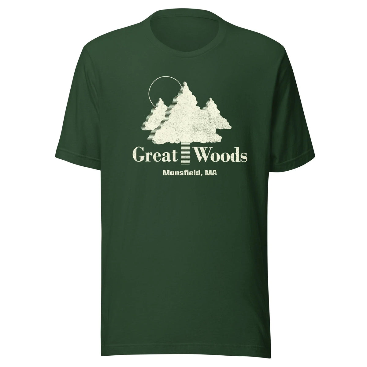 Great Woods - Mansfield, MA | Retro Concert Venue Tee Unisex