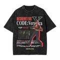 Resident Evil Code Veronica X Graphic Print 100% Washed Cotton Tees Unisex