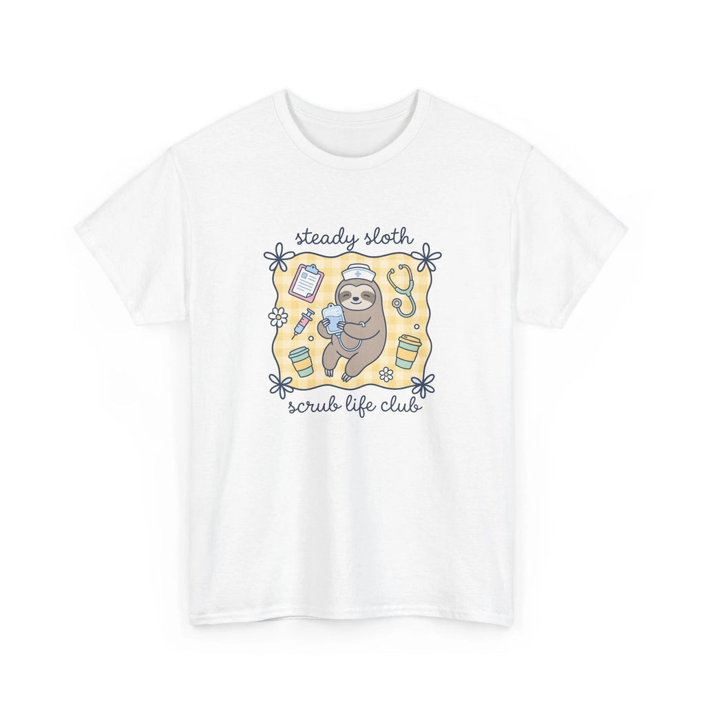 Sloth Nurse Shirt Nurses Pets Gift Women Playful Tee Sloth T-Shirt Nurse