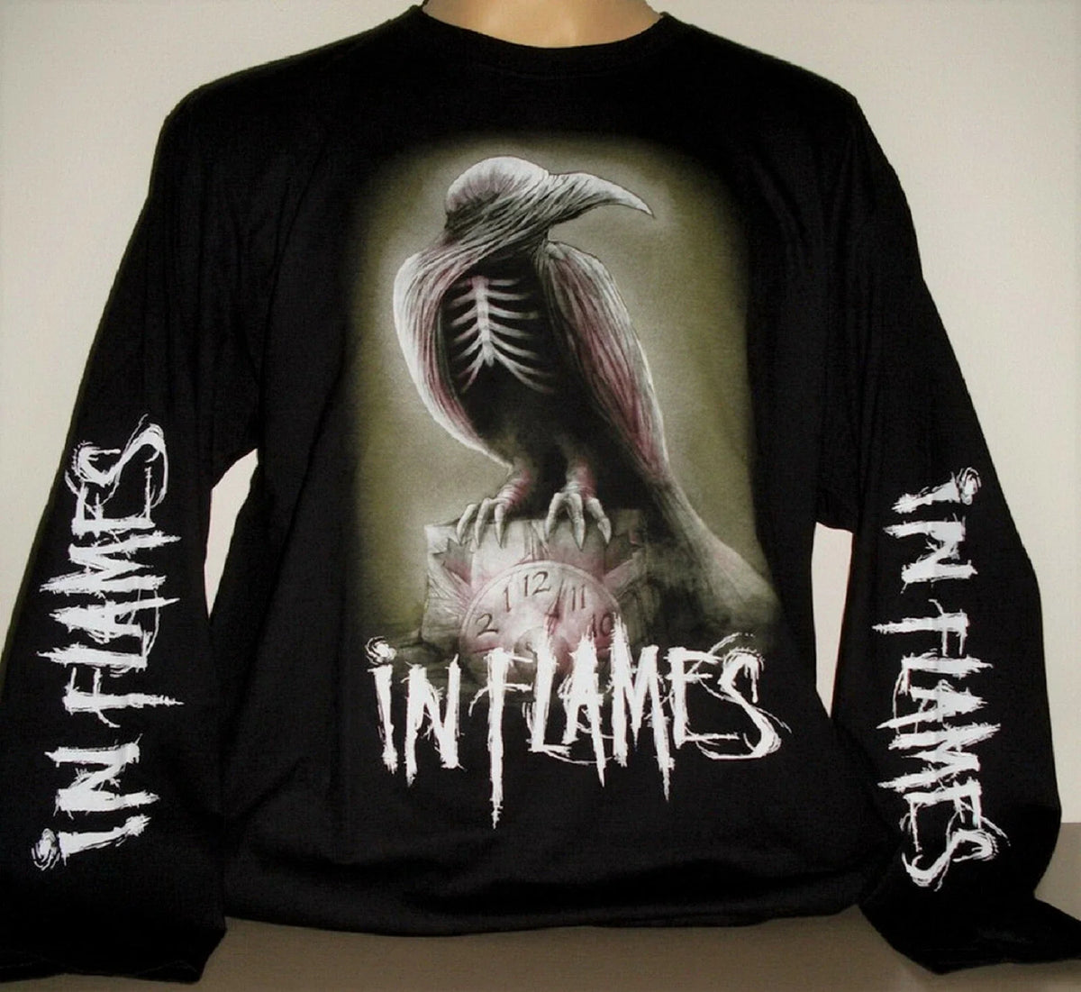 In Flames Sounds Of A Playground Fading Long Sleeve Size S M L XL 3XL Unisex