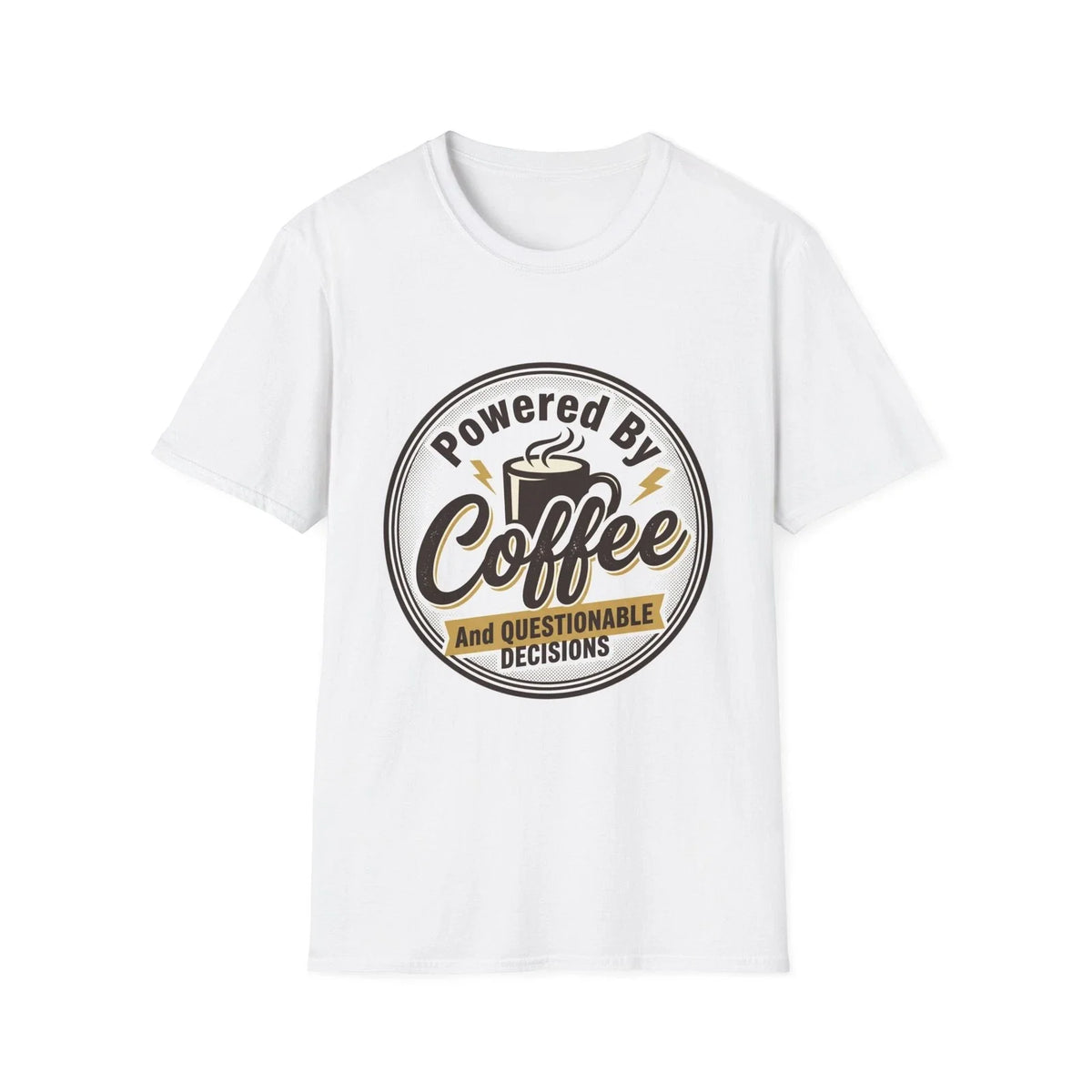 Powered By Coffee | Coffee Mug Graphic Tee Unisex