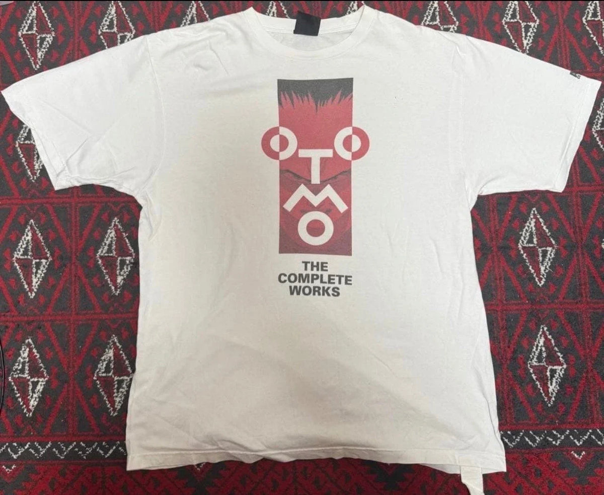 AKIRA Tetsuo Katsuhiro Otomo Exhibition T Shirt XL White Used Manga Anime Japan Unisex