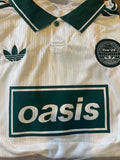 Oasis Live 25 retro football jersey White/green size XL - new Unisex