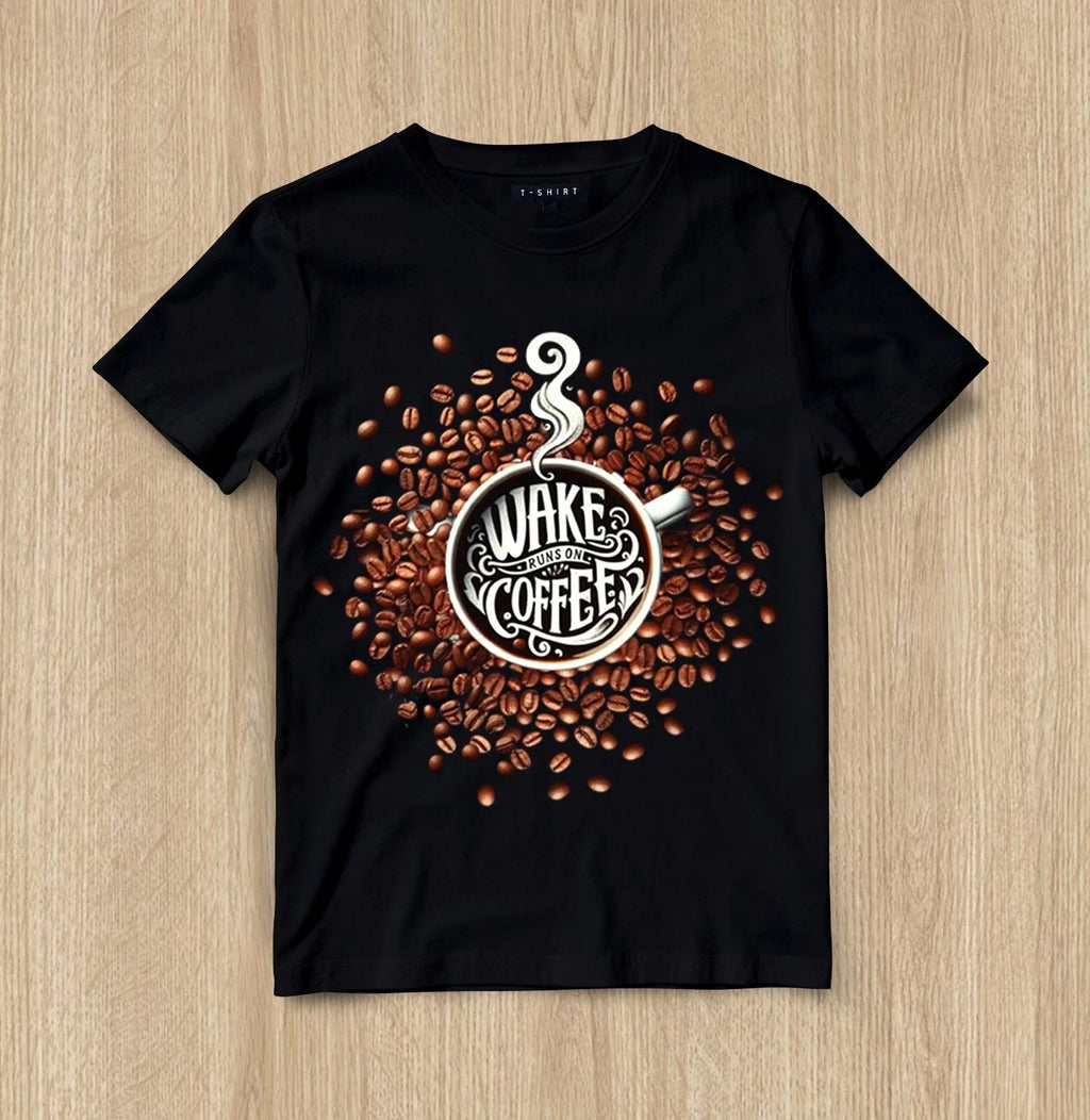 Custom Coffee Culture Graphic Design Unisex Jersey Short Sleeve Tee Unisex