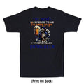 The Devil Whispered To Me Im Coming For You Skeleton Print On Back Men's Unisex