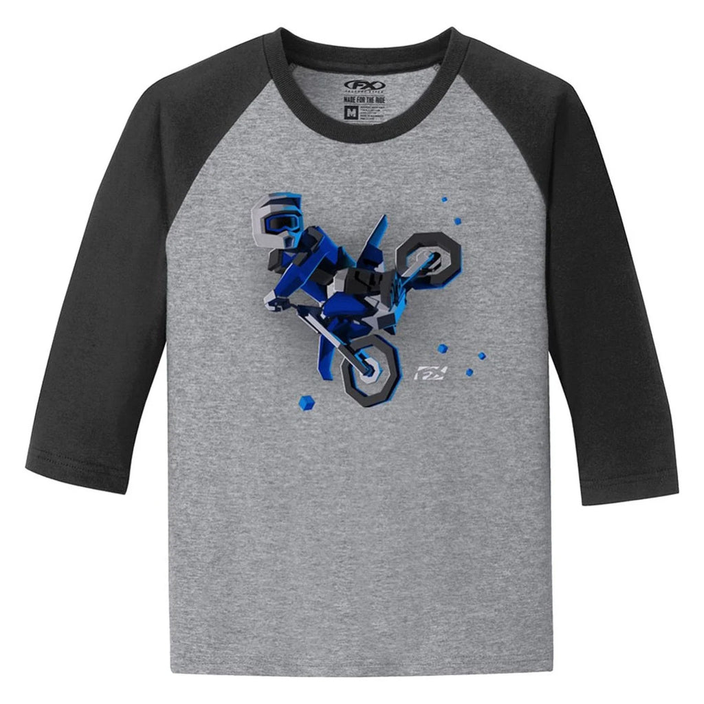 Factory Effex Youth Moto Kids Baseball Shirt 21-83724 468863 Unisex