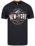 South Shore Men's Retro Vintage Graphic Print Crew Neck Motorbike Car Unisex