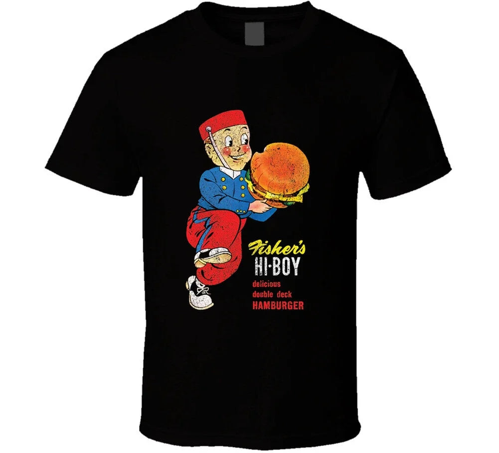 Fisher's High Boy Hamburger T Shirt Unisex