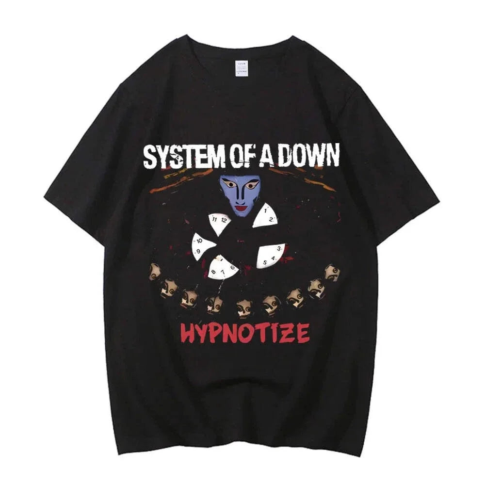 System Of A Down Toxicity Men Rock Band 90s Cotton Graphic Tee Unisex