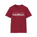 Dogaholic Unisex , Dog Lover Shirt, Dog Mom Tee, Animal Lover Top Unisex