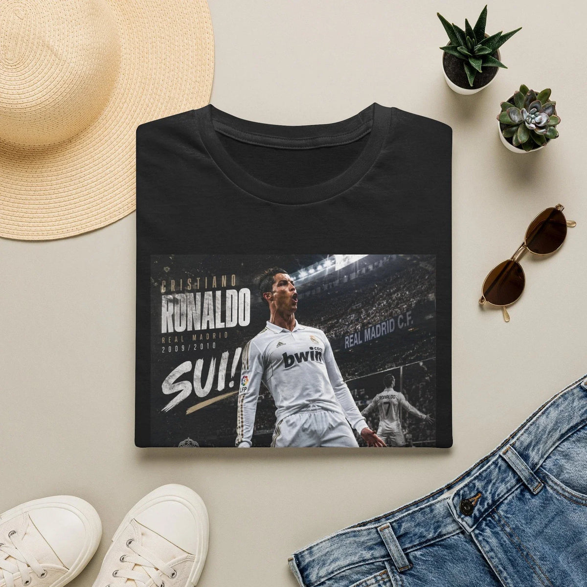 Cristiano Ronaldo Celebration | Soccer Legend Graphic Tee Unisex