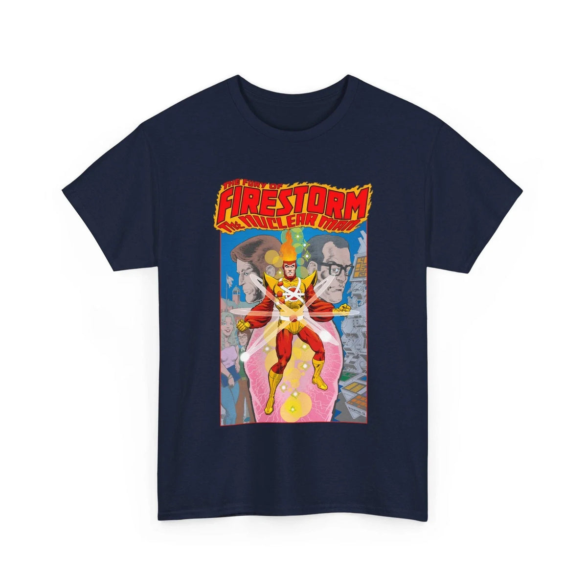 Fury of Firestorm Pat Broderick Art 80 Comics Retro Vintage-Style Tee Unisex