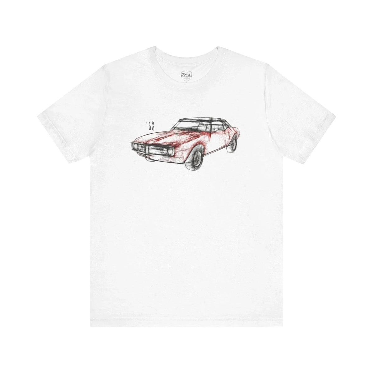1968 Pontiac Firebird – Retro Red Classic Muscle Car Unisex Tee Unisex
