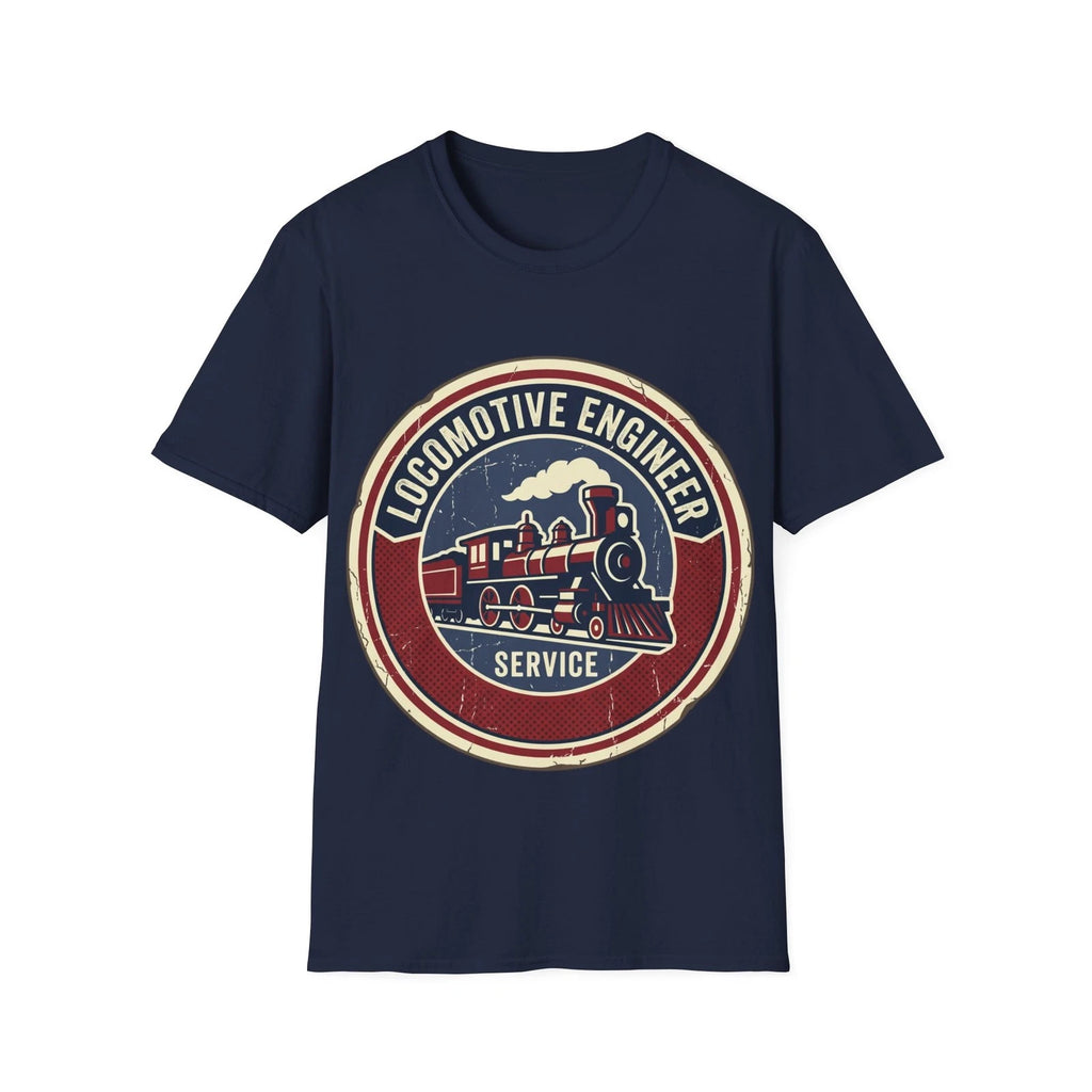 Locomotive Engineer Train Logo T-Shirt | Vintage Railroad Service