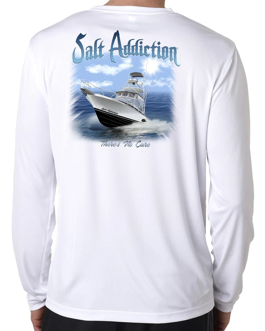 Salt Addiction microfiber ocean fishing trolling long sleeve t shirt 50+ uv Unisex