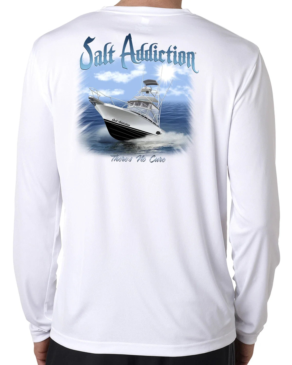 Salt Addiction microfiber ocean fishing trolling long sleeve t shirt 50+ uv Unisex