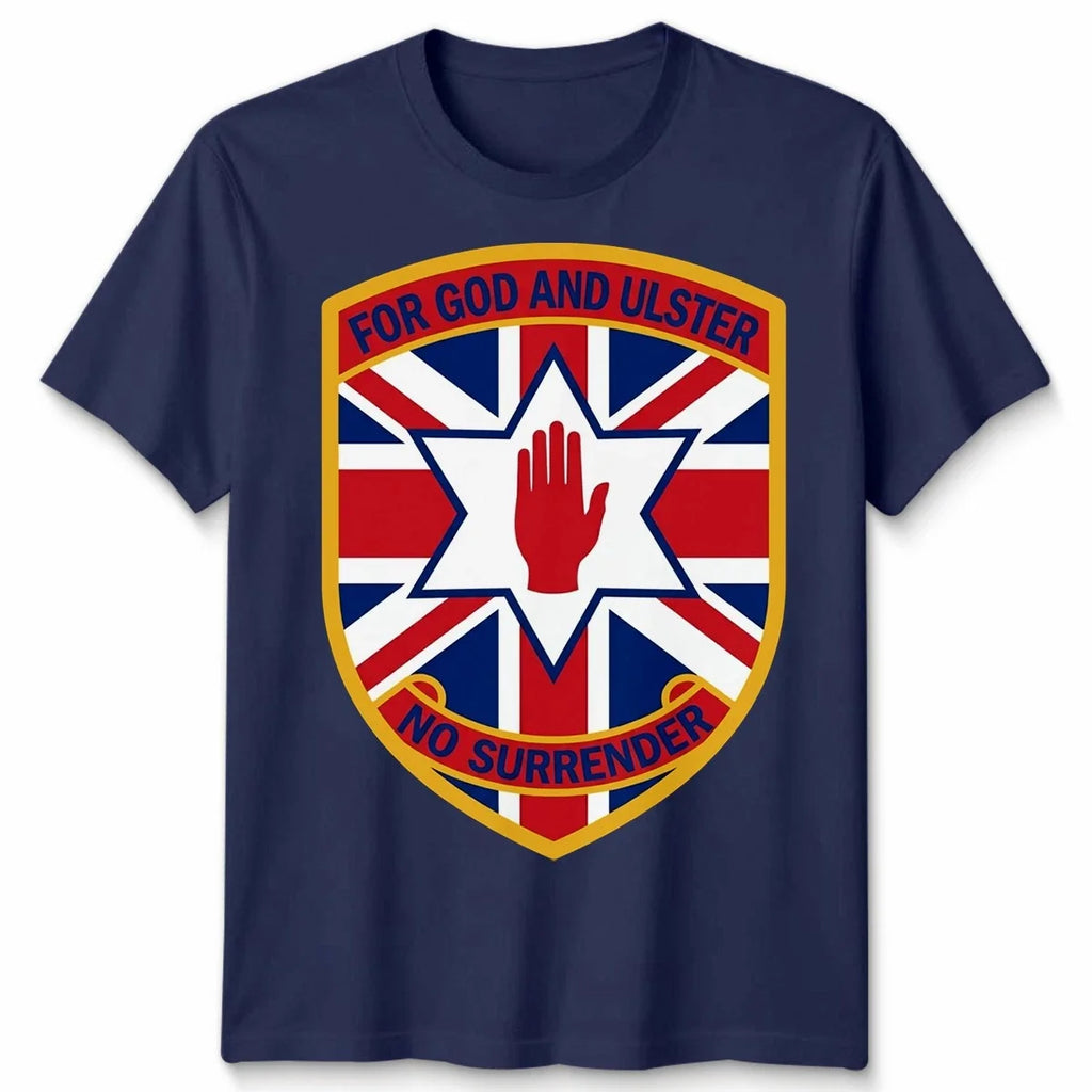 For God And Ulster Unisex T Shirt No Surrender Battle Of The Boyne Tee Unisex