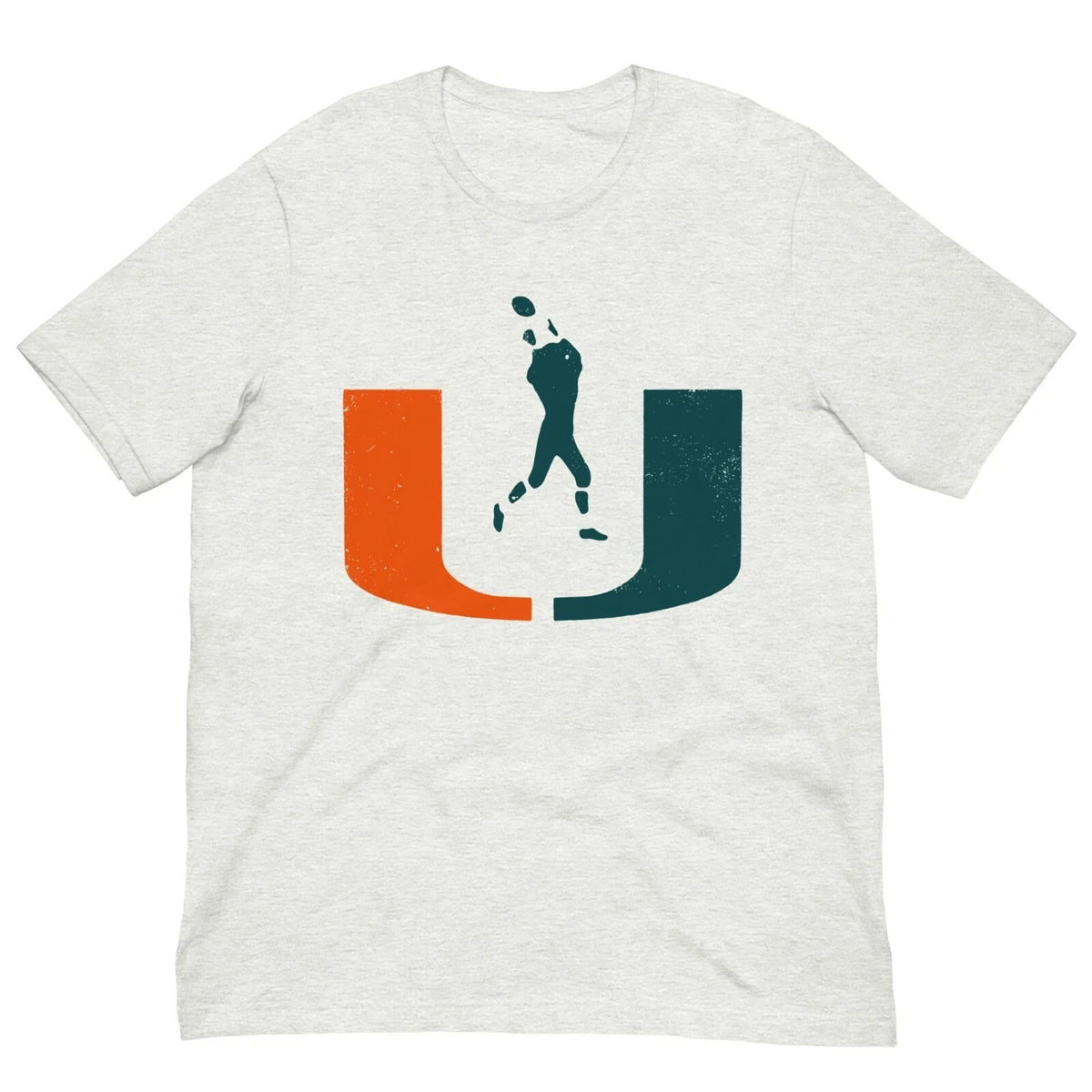 University of Miami Football Hurricanes Vintage Retro College Unisex