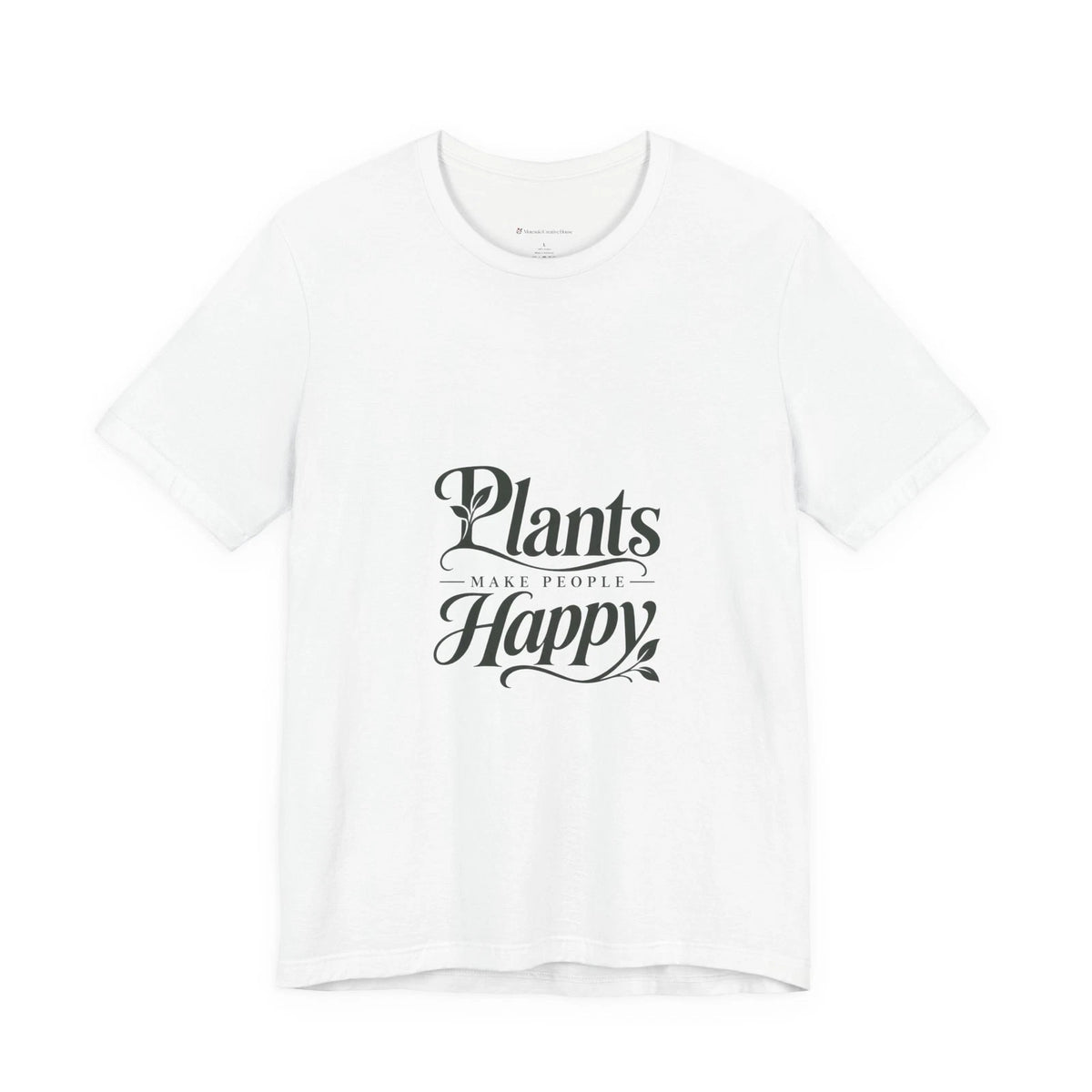 Botanical Garden Graphic Cotton T-Shirt for Men