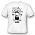 Look me in the beard when im talking to you black or white tee Unisex