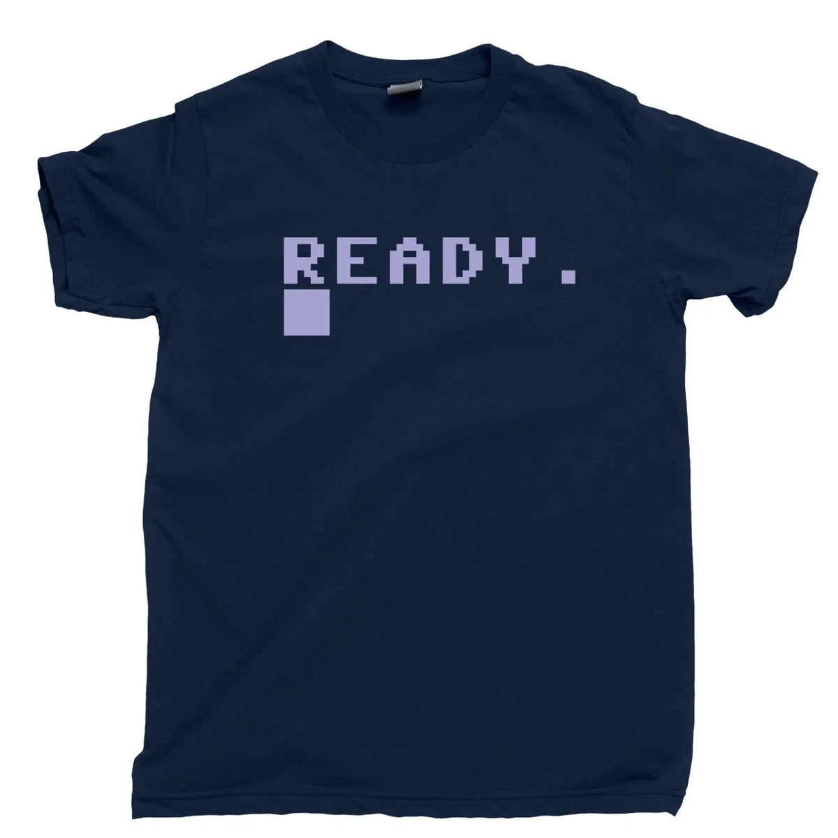 C64 Ready T Shirt Commodore 128 PET Vic-20 CBM 64 IBM Retro 8-bit Videogame Tee Unisex