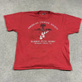 American Cancer Society Rubber Duck Derby Graphic Shirt Mens L Red Hanes Vintage
