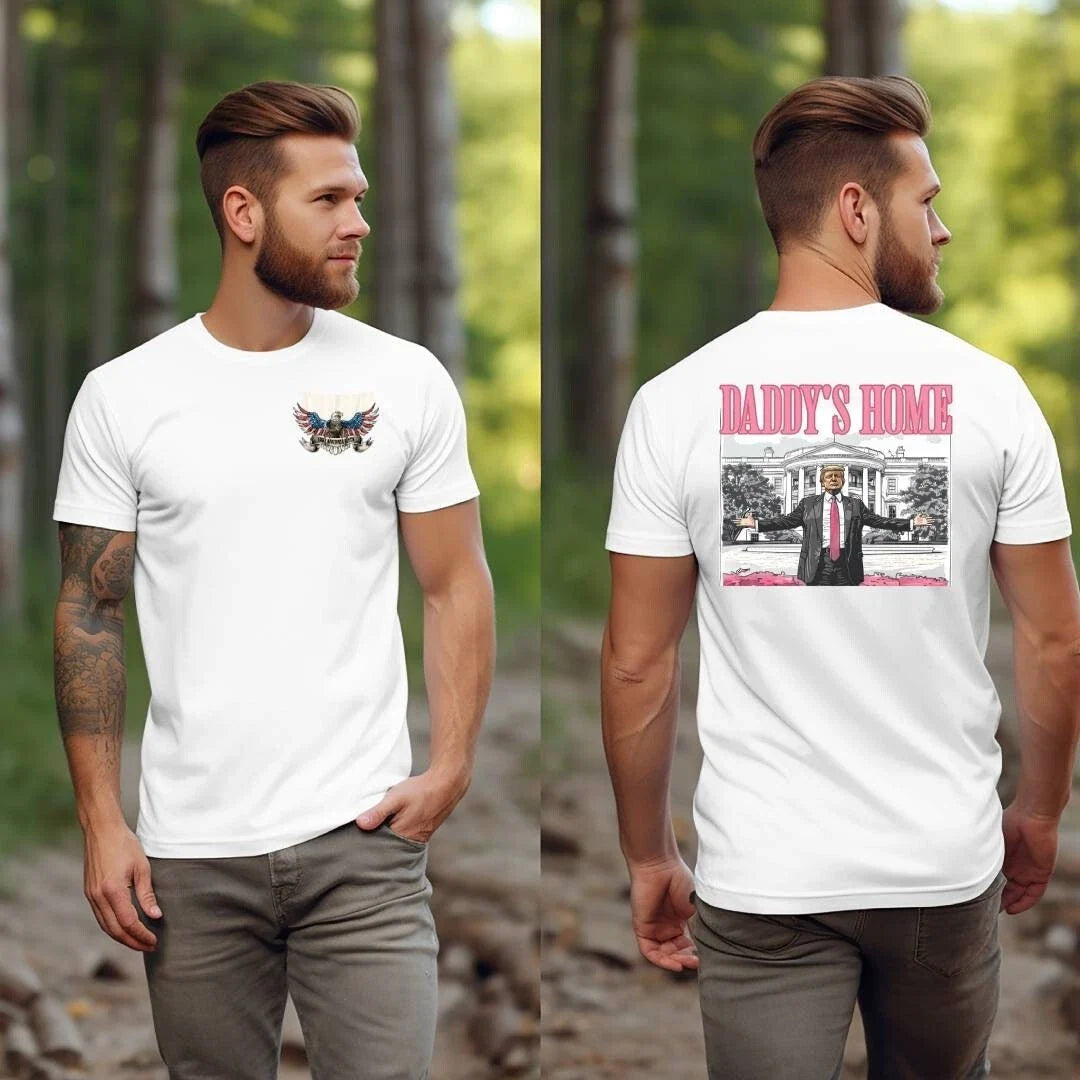 Trump 2024 Daddy's Home MAGA 45 47 You Missed Me Never Surrender Legend Unisex