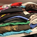 Random Graphic Shirt Lot Of 10 Mens Size L Throwback Vintage Retro Reseller Unisex