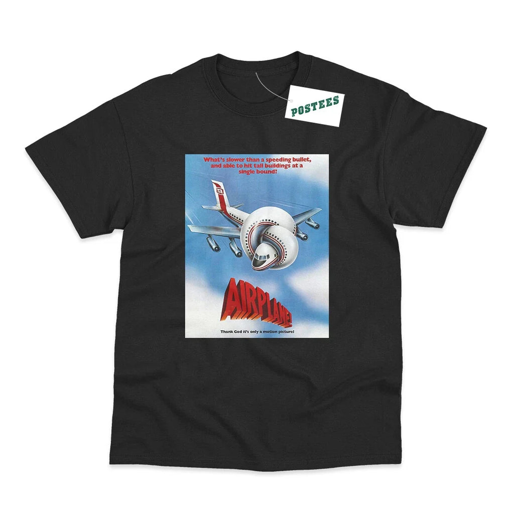 Retro Movie Poster Inspired By Airplane DTG Printed Unisex