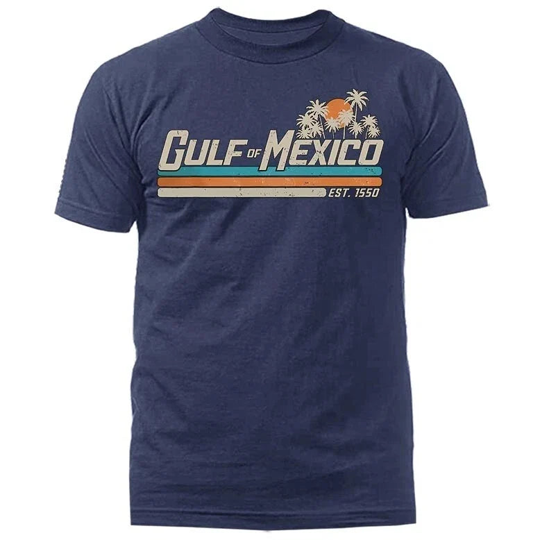 Gulf of Mexico Golfo de mexico Est 1550 Retro Vintage Beach Unisex