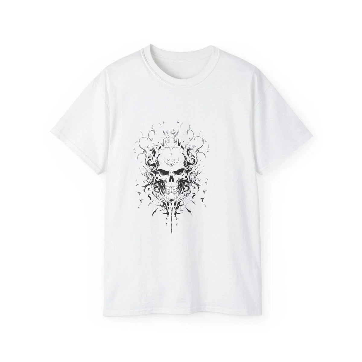 Tattoo Skull Black Biker Scary Horror | Custom Graphic Unisex
