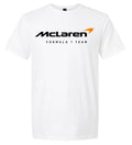 McLaren Racing Team F1 Formula Tshirt White Tee Print Gildan Unisex Unisex