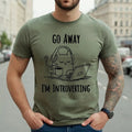 Go Away I'm Introverting | INTROVERT CAT | NOVELTY | MEN'S TEE TOP Unisex