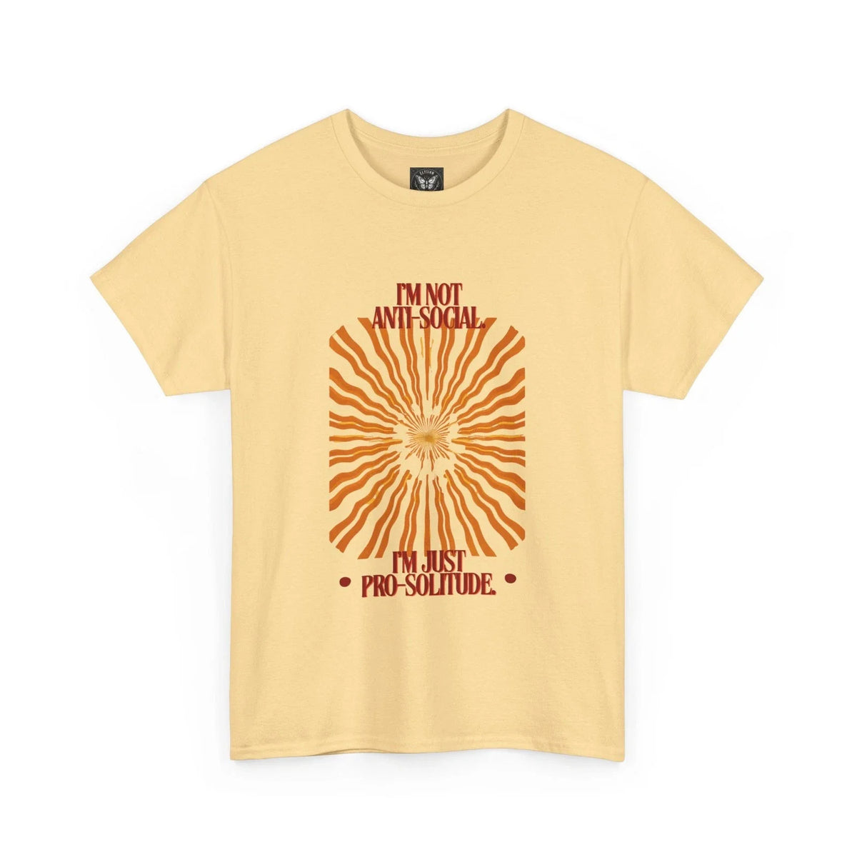 I’m Not Antisocial I’m Just Pro Solitude Tee | Sunburst Graphic Unisex