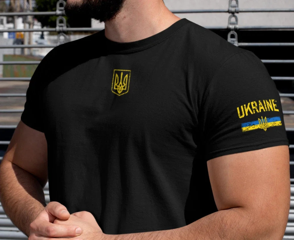 Ukrainian T shirt, Ukraine T shirts, Patriotic Ukraine Trident Zelensky Unisex