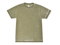 Olive Acid Wash Burnout s Adult S-3XL 50/50 Cotton/Polyester Blend Unisex
