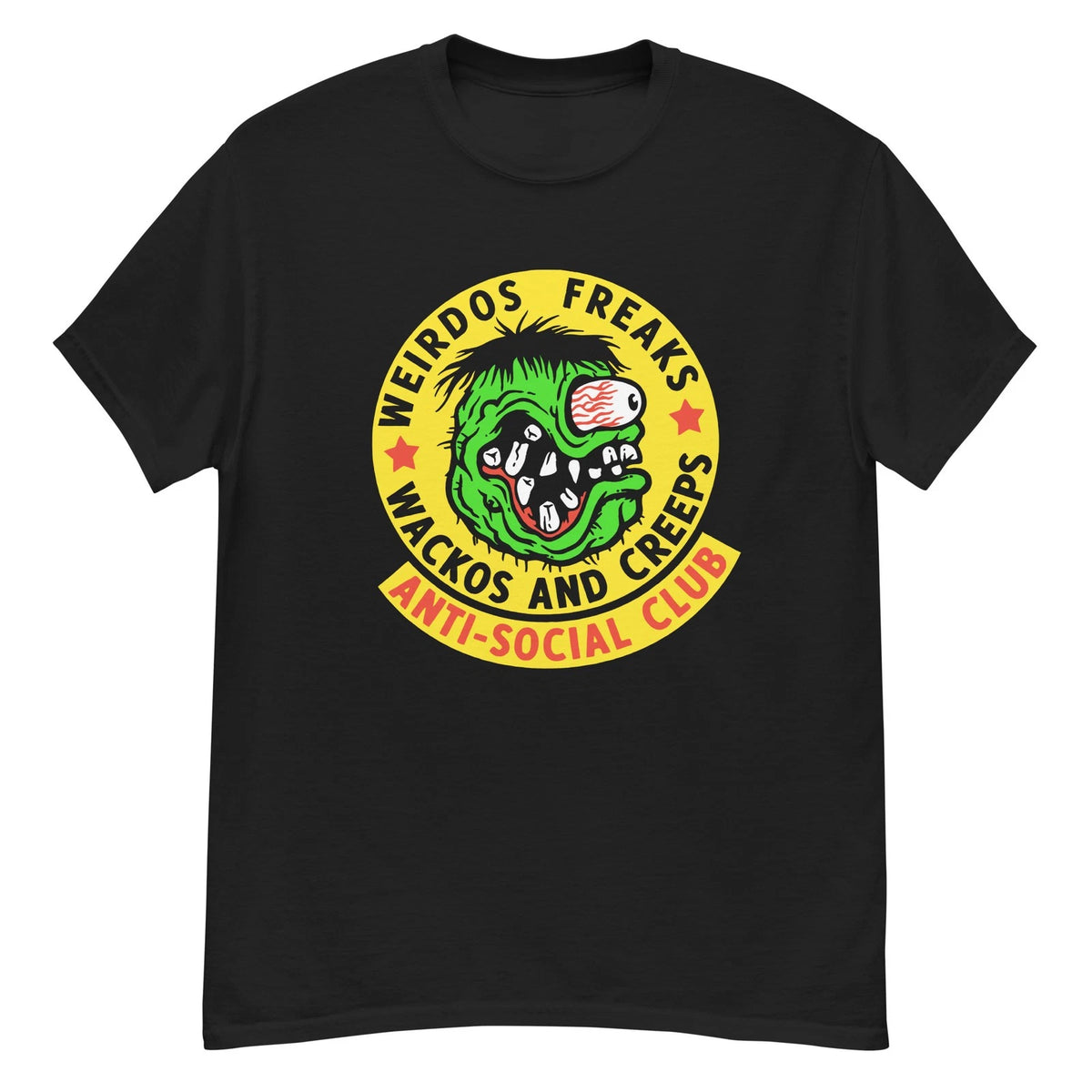 Vintage Anti-Social Club illustration t-shirt
