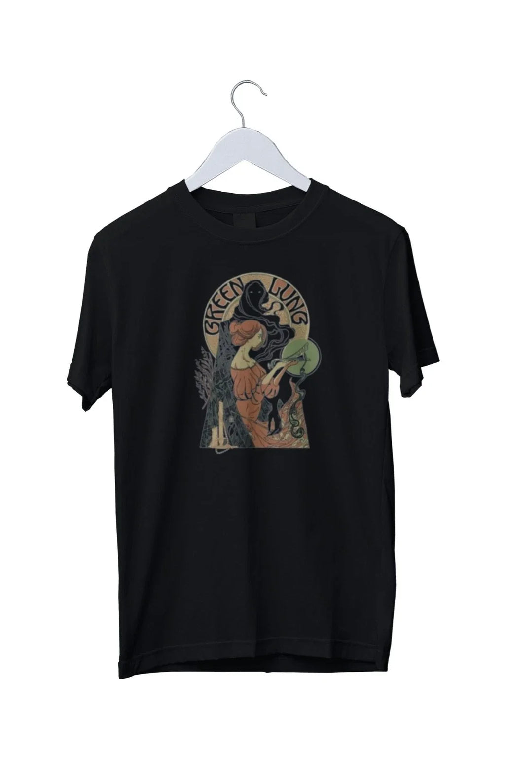 Vtg GREEN LUNG Band OCEANS OF TIME Graphic Mens S M L XL 2 3 4 XL Unisex