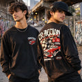 GSTR Racing Traction Speedway Mustang Mens LARGE Black Oversized Unisex