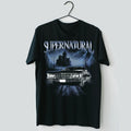 1967 Chevy Imapala Supernatural Fan Black Blue Unisex Heavy Cotton T Shirt Unisex