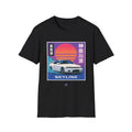 R33 Skyline Vaporwave JDM Retro Sunset Drift Car Tee Unisex