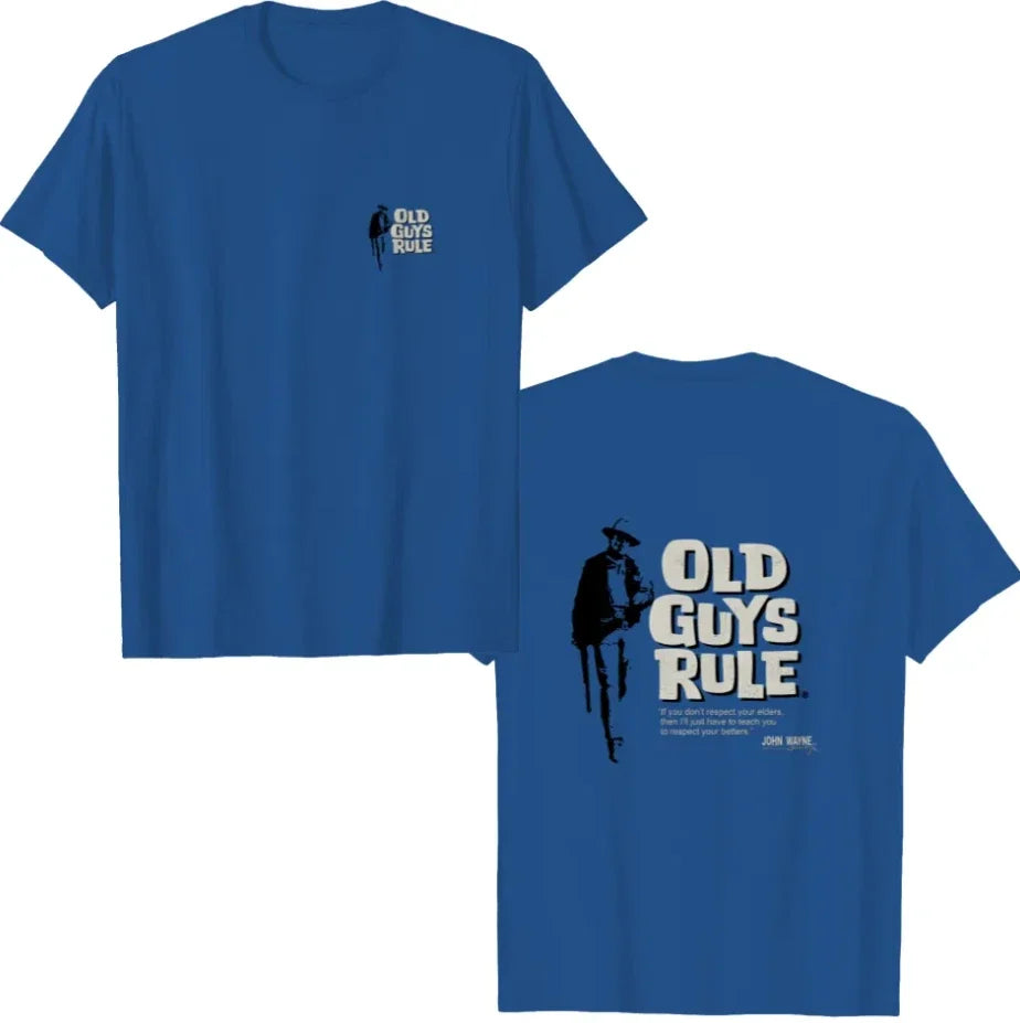 Vintage 2000's OLD GUY RULE x John Wayne shirt Unisex