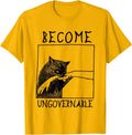 Become Ungovernable - Black Cat Biting Hand Funny Unisex Unisex