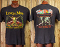 Vintage Style Lynch Mob Mad At The World Tour Concert T Shirt 1990 Unisex