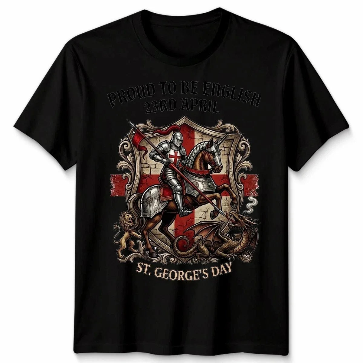 St Georges Day Proud To Be English Celebration Flag Unisex Tshirt Unisex