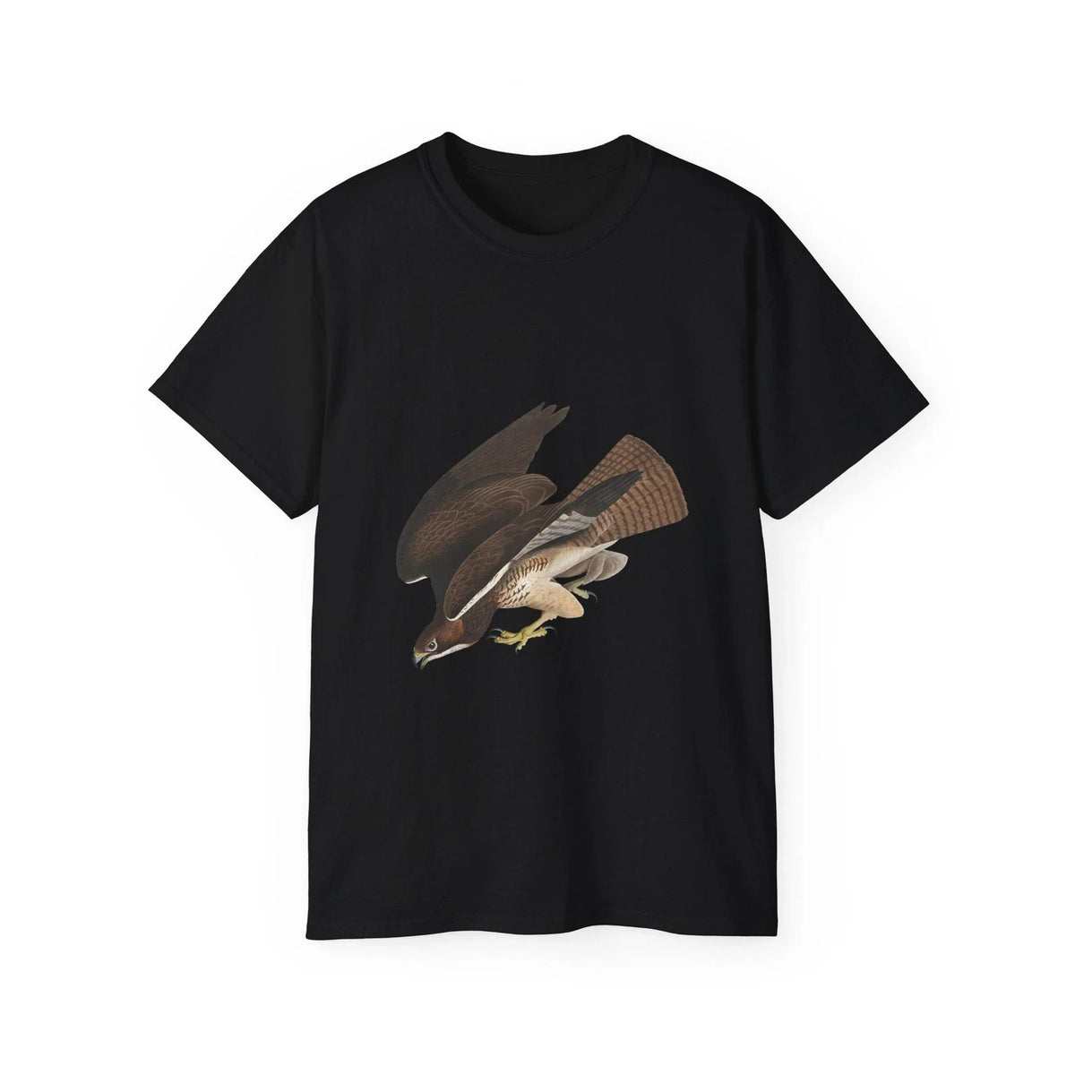 Bird Hawk Ornithology Sketch Cutout Nature | Custom Graphic Unisex